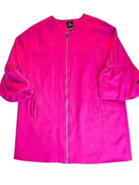 Jules & Leopold Pink Zip Up Jacket 1x